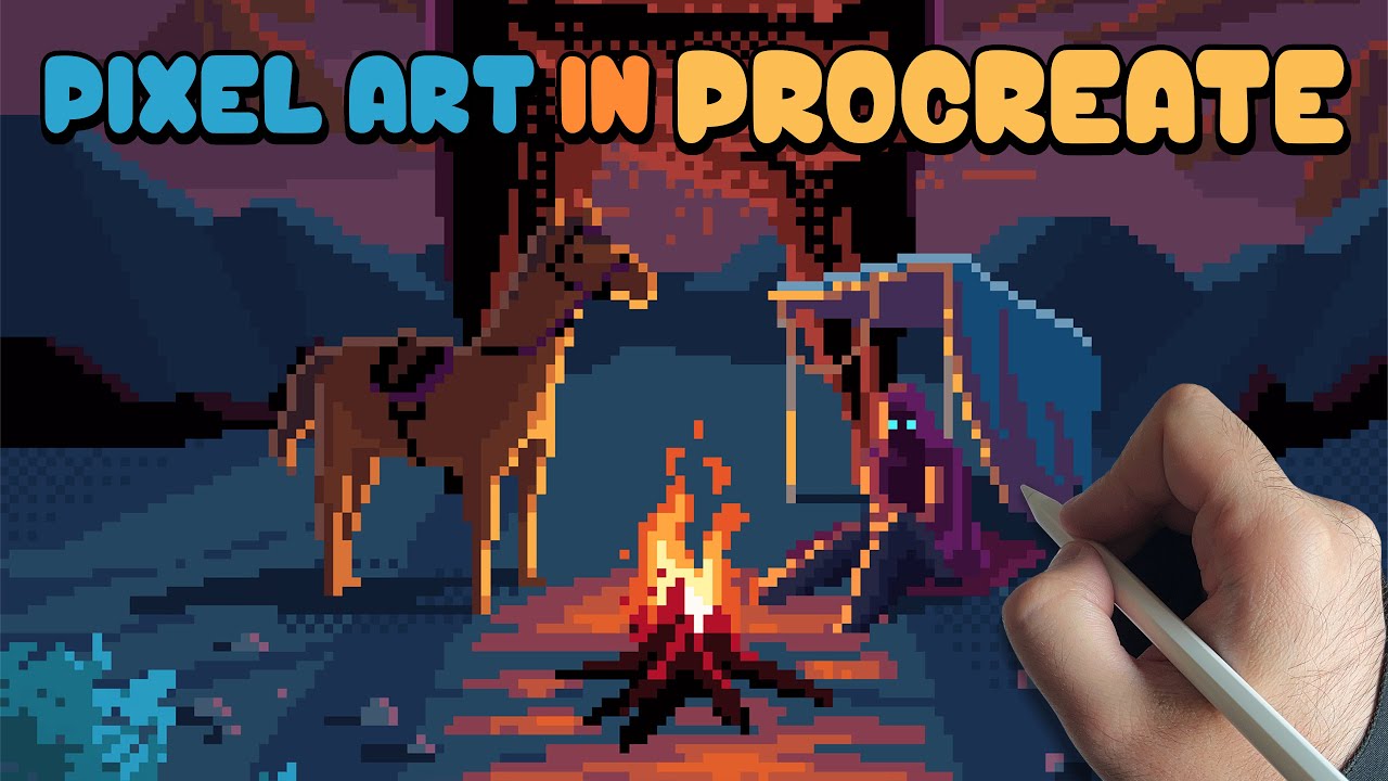 How to do Pixel Art in Procreate 