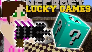 Minecraft: CRAZY BLUE EXPLOSIVE CHALLENGE GAMES - Lucky Block Mod - Modded Mini-Game screenshot 5