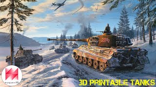 Wargame3d on PATREON and MMF! 3D printable files of fighting vehicles for tabletop wargaming (28mm) Update