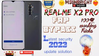 Realme X2 Pro FRPBypass Unlock Password/PIN/FRP || Without PC 100% Working Trick #realmex2pro #x2pro