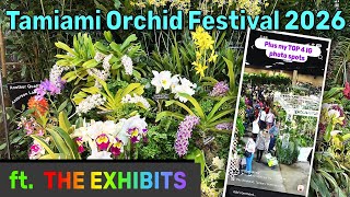 All-inclusive exhibit visit   best photo spots 😁| Tamiami Orchid Festival 2026 #orchids #flowers