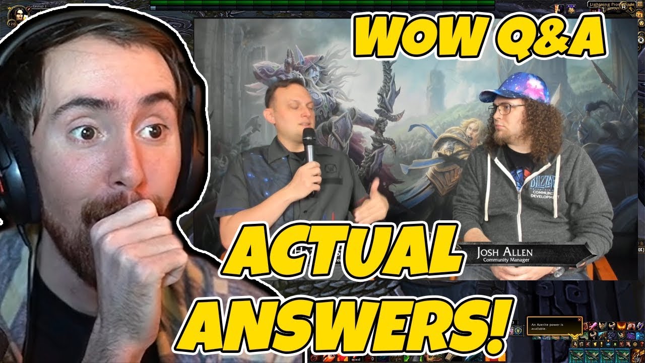 Asmongold Reacts To WoW Developer Q&A Livestream 24/01