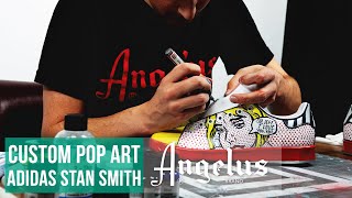 How to Paint Pop Art & Sketch Style Custom Shoes | Angelus Paint