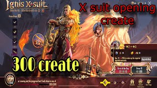 Ighis  X suit create opening | AMR | x suit pubg bgmi