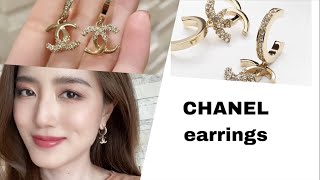 chanel 22k earrings