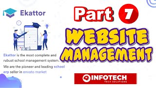 Ekattor School Website Management System in Urdu(Hindi) 2022 with Detailed Information| Infotech pkk screenshot 5