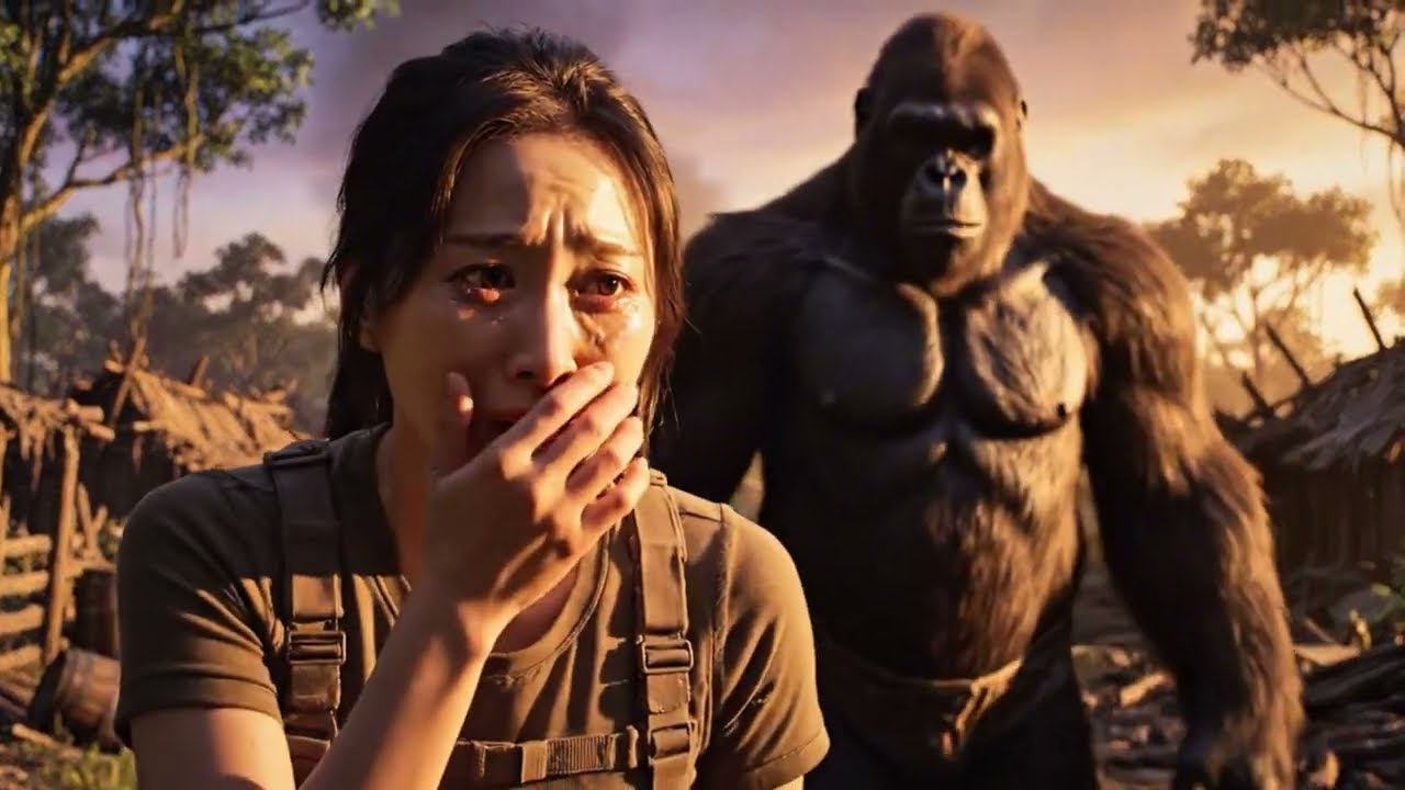Part 5 4K  Back to Camp King Kong and Ji eun Face the Giant Python