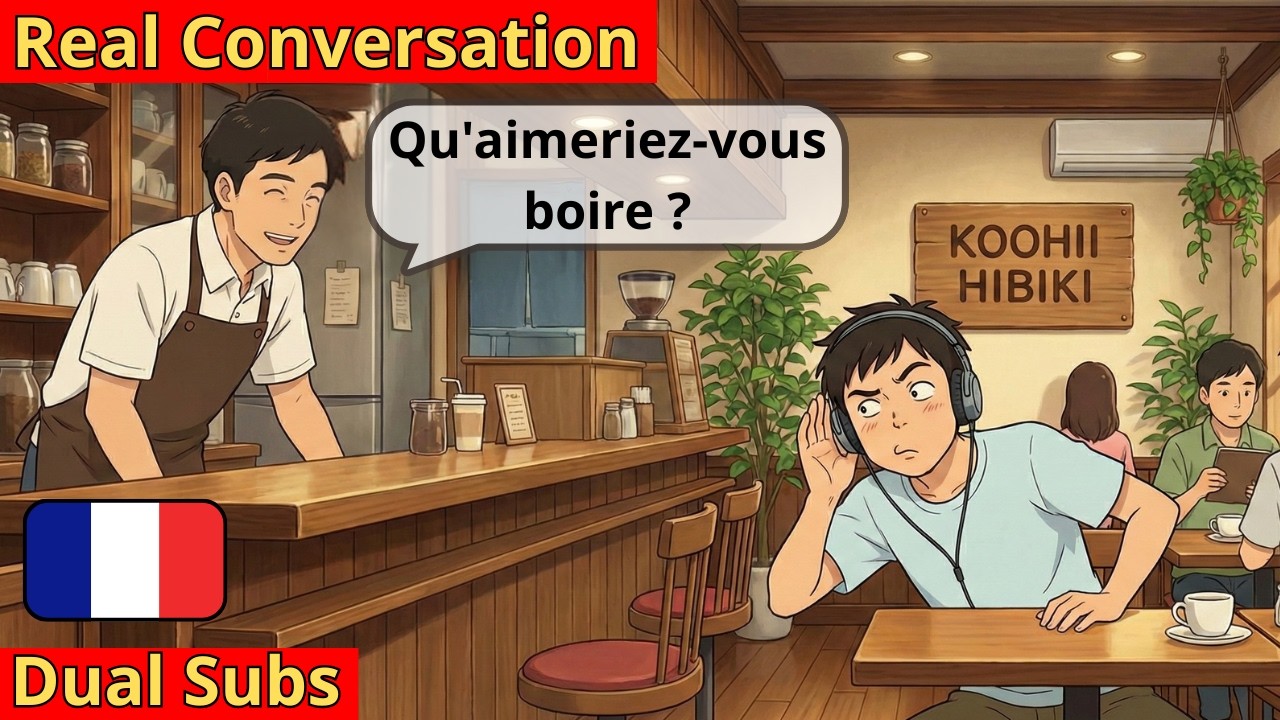 Просьба повторить №2 | 8 коротких диалогов на французском | Французский для начинающих | A1-A2-B1