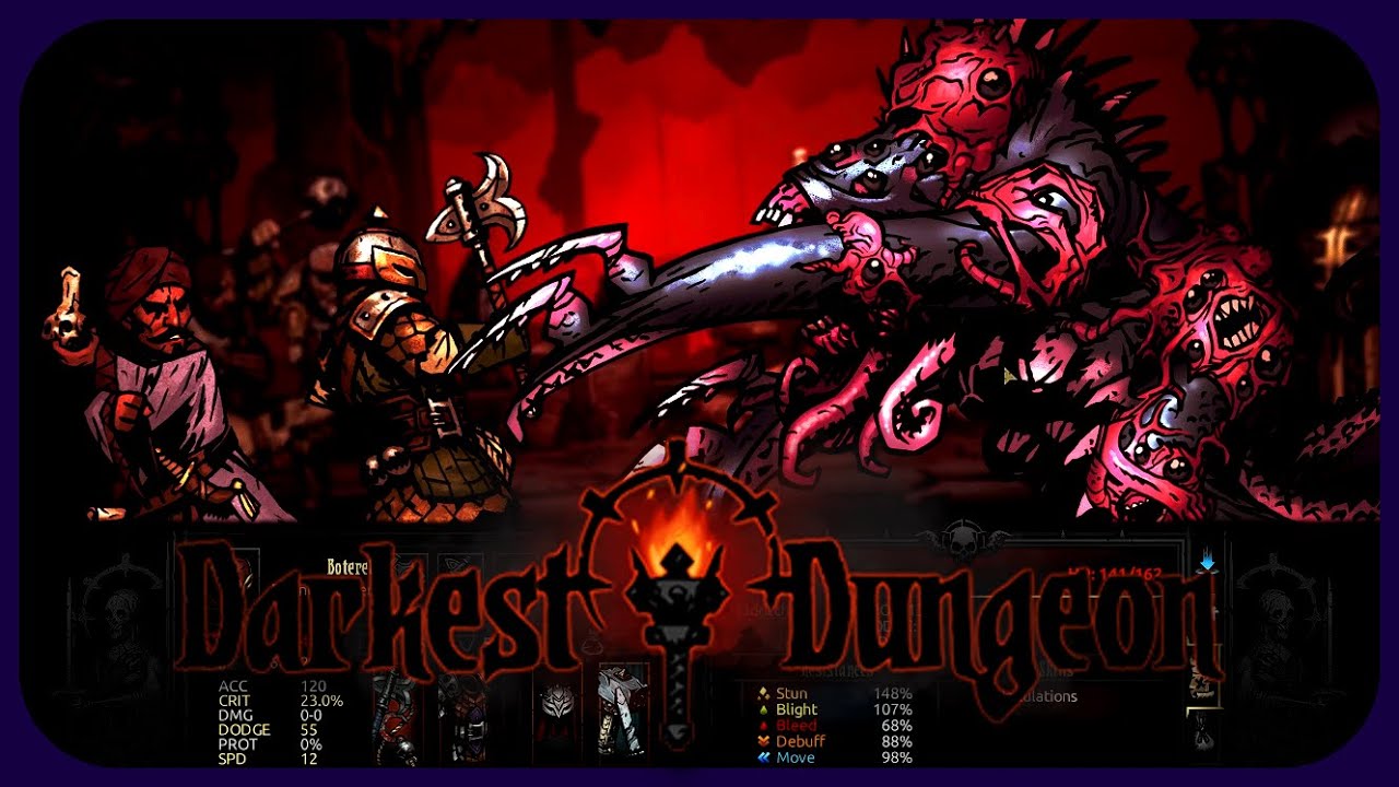 😈 Darkest Dungeon DLC 🧛‍♂️ Mark And Bark Vs The First DARKEST DUNGEON