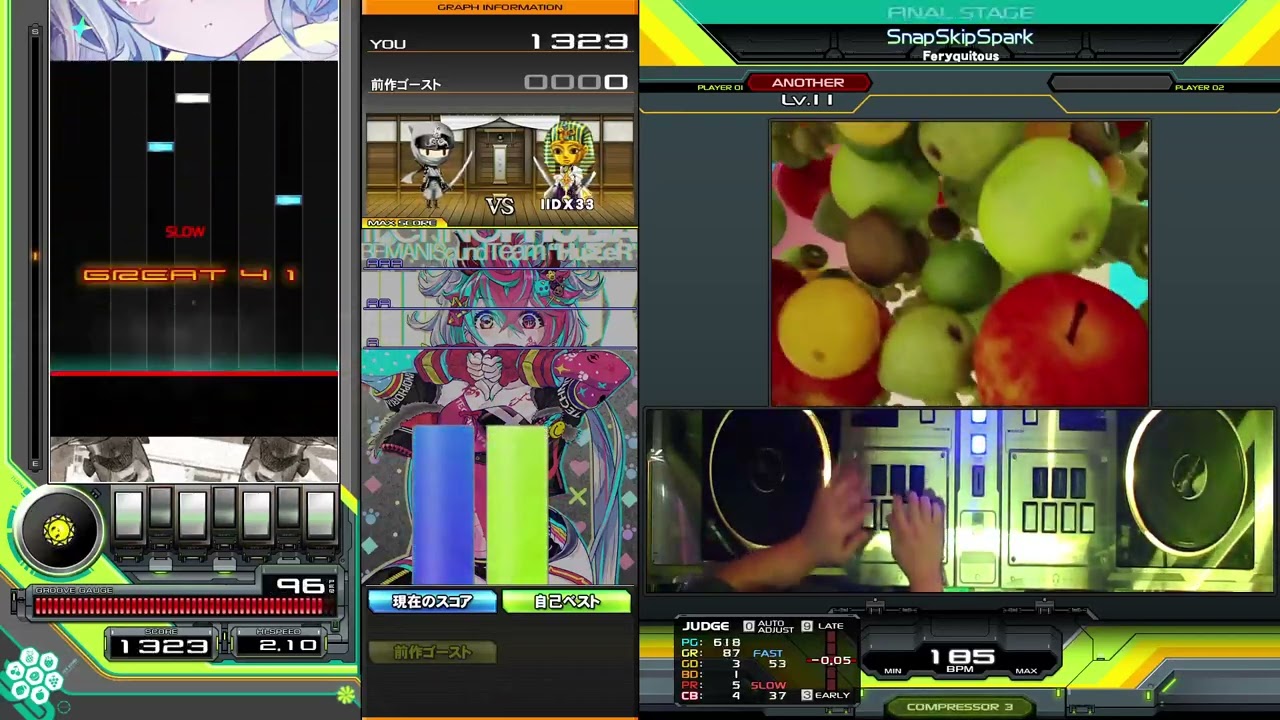 【IIDX33 Sparkle Shower】SnapSkipSpark SP(A) HARD AAA