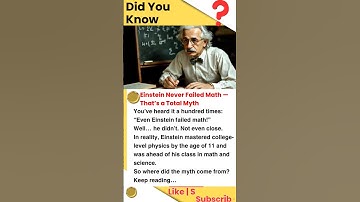 Einstein Never Failed Math — That’s a Total Myth