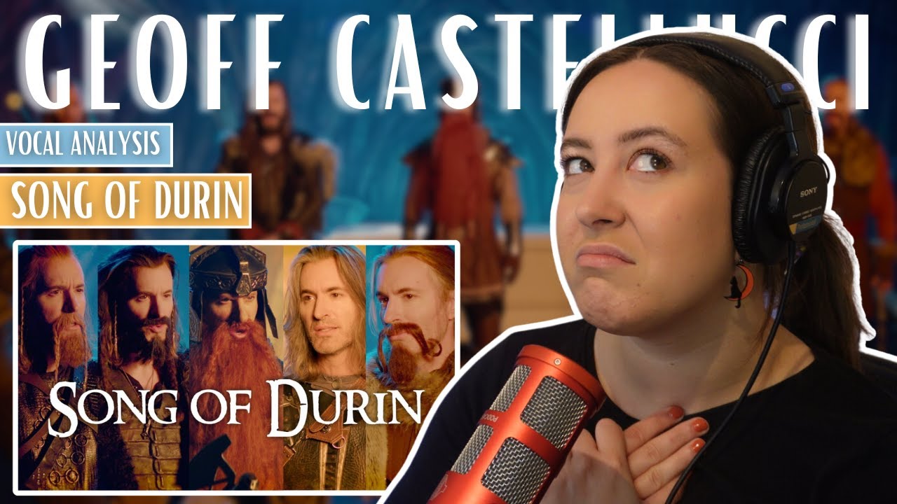 GEOFF CASTELLUCCI - Song of Durin | Vocal Coach Reaction (& Analysis) | Jennifer Glatzhofer
