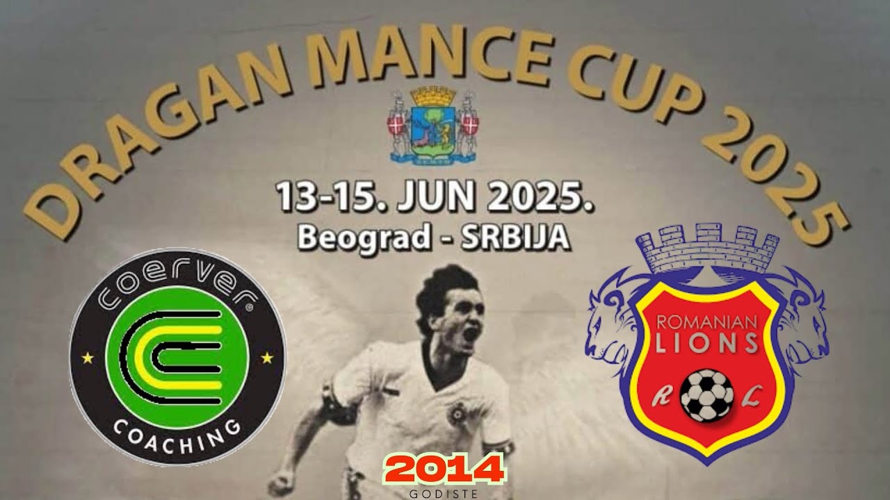 Mance Kup 2025 – 1. kolo Coerver Novi Pazar – Lions FC     (Rumunija)Generacija 2014