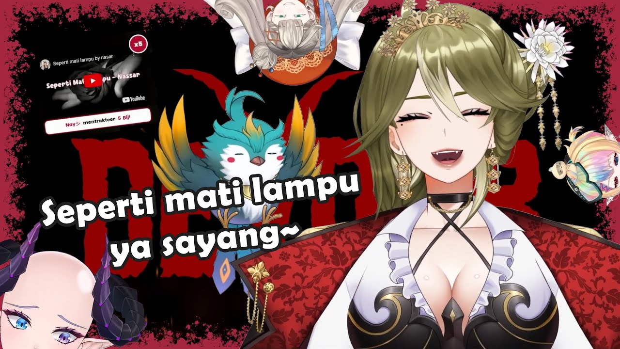 【 VTuber Clip 】Nyai Main Game Horror Tapi BGM Dangdutan | Hera Garalea, Daisy, Ririsu, & Mero
