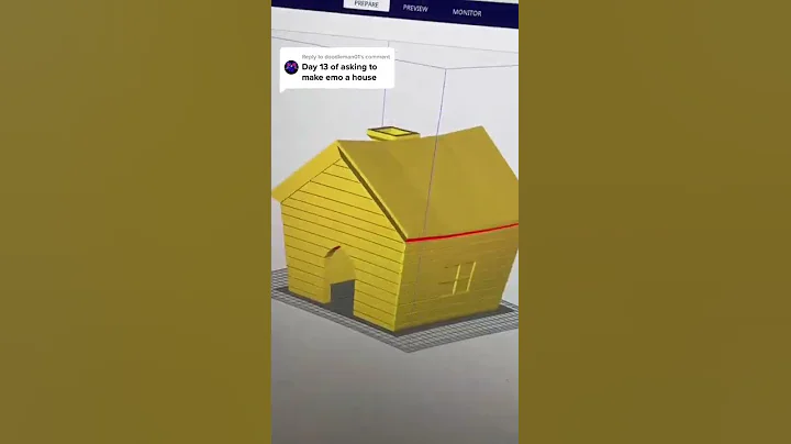 Print EMO A House!🏠🤖 - 3D Printer #Shorts