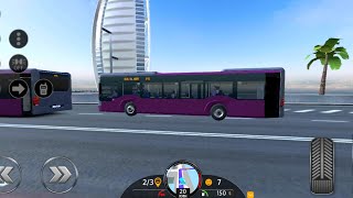 bus Simulator 2023 Multiplayer coach duty on dubai road burj al arab screenshot 5