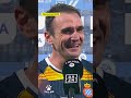 La sonrisa de Kike García hablando del gol, la sonrisa de todo perico ⚪🔵"Porque me falta pelo..." 😂
