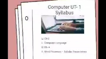 Class -6, Subject - Computer,  Video -1, Ch -2 Computer Languages (part -1), By Ms.  Rancy Saini