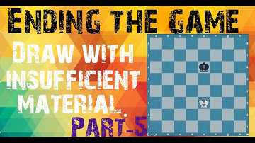ENDING THE GAME | DRAW WITH INSUFFICIENT MATERIAL |chess strategy | chess tutorials | speed chess 21
