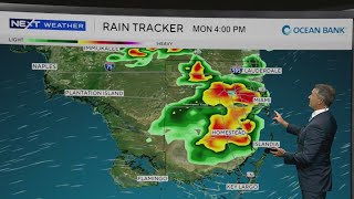 Showers, thunderstorms lead to flood risk in parts of South Florida on Monday