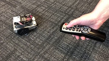 Control your cyber:bot with an IR TV Remote