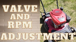 Hard to Pull - Powersmart 170 mower - Valve Adjustment and RPM Adjustment
