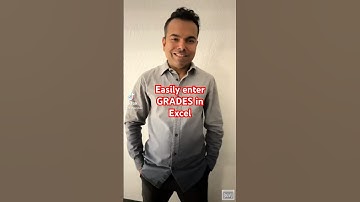 Easily enter GRADES in Excel #exceltips #exceltricks #excel #exceltutorial #spreadsheet #exceltech