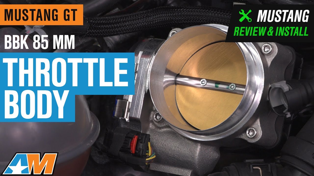 performance parts bmw 2018-2019 Mustang GT BBK 85mm Throttle Body Review & Install