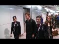 Andy Murray greeted by applause at Heathrow after winning US Open