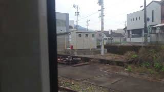 JR東海　紀勢本線　キハ85系　特急　南紀号　名古屋行き　尾鷲駅到着