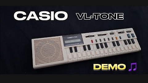 Casio VL-1 Musical keyboard Demo Song