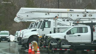 Eversource and local residents prepare for overnight storm