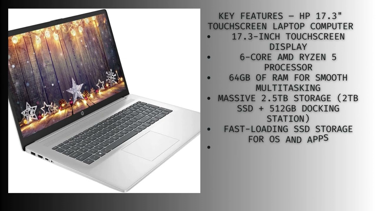 HP 17.3″ Touchscreen Laptop Review | 64GB RAM, 2.5TB Storage, Ryzen 5 | Beast Laptop?