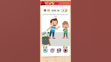 BRAIN TEST LEVEL 132 WALKTHROUGH SOLUTION