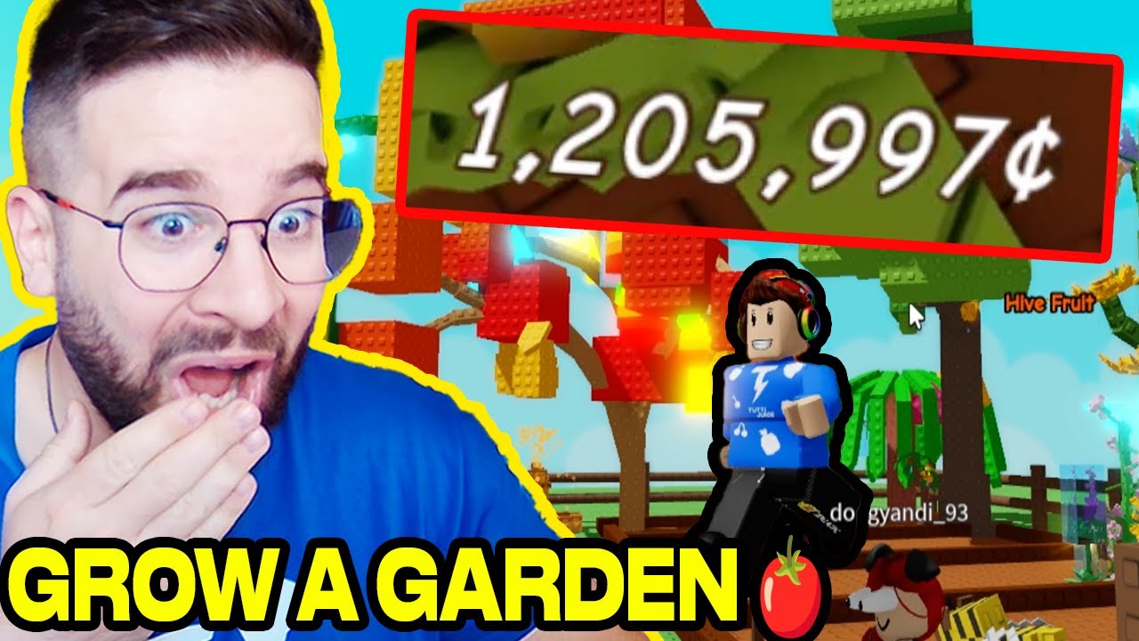 MEGLETT az 1.000.000 🤑 a Grow a Garden-ben 🐝