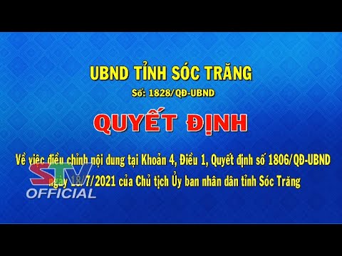 Video STV - Quyết định V/v điều chỉnh nội dung tại Khoản 4,... - youtube