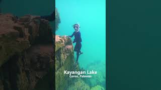 Free Diving in Kayangan Lake, Coron, Palawan | Exploring the Crystal Depths