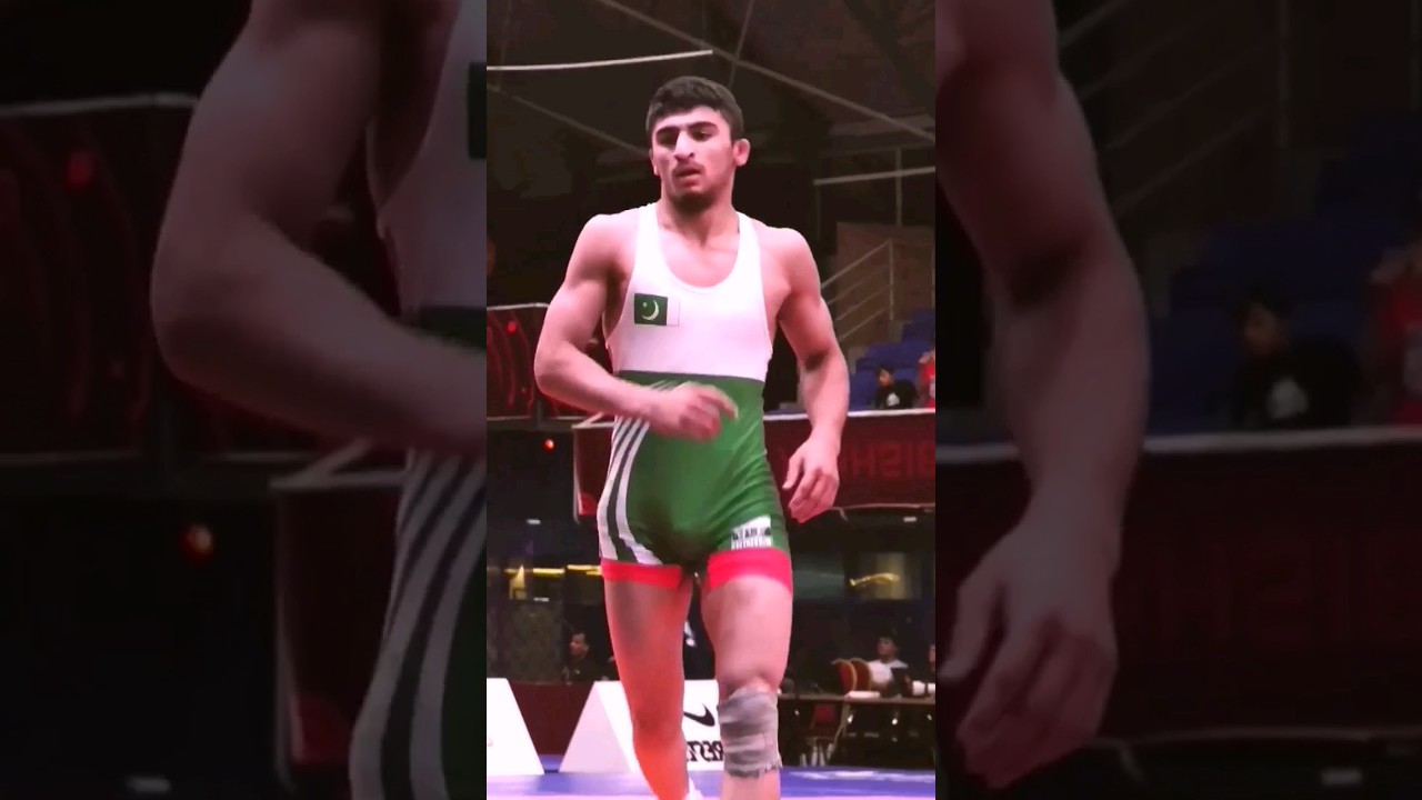 Muhammad Abdullah Wrestler Defended Japanese Wrestler U17 Asian Games Wrestling 
