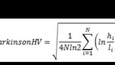 Parkinson Historical Volatility Calculation – Volatility Analysis in Python