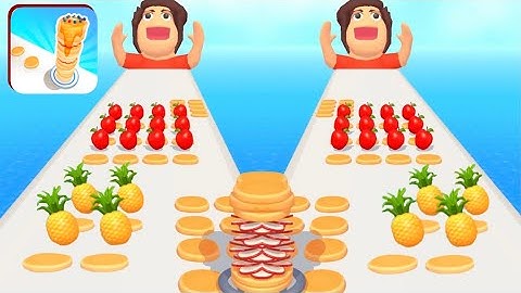 PANCAKE RUN 🥞💕: All Levels Gameplay Walkthrough Android, iOS NEW UPDATE