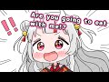 Mio can't handle Ayame's cuteness and spoils her so much【Animated Hololive/Eng sub】【Nakiri Ayame】