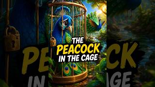 The Peacock in the Cage 🦚 Moral Story for Kids | #moralstory #kidsstory #kidslearning #bedtimestory