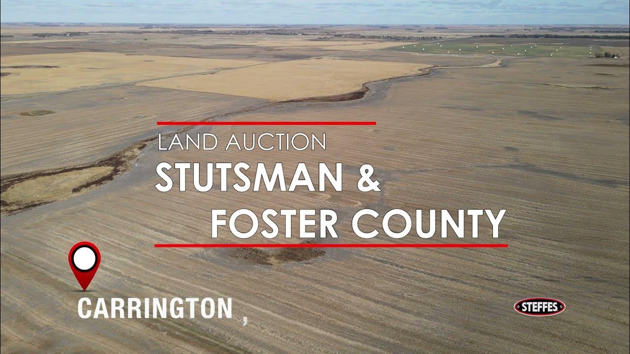 Stutsman & Foster County, ND Land Auction 754± Acres YouTube