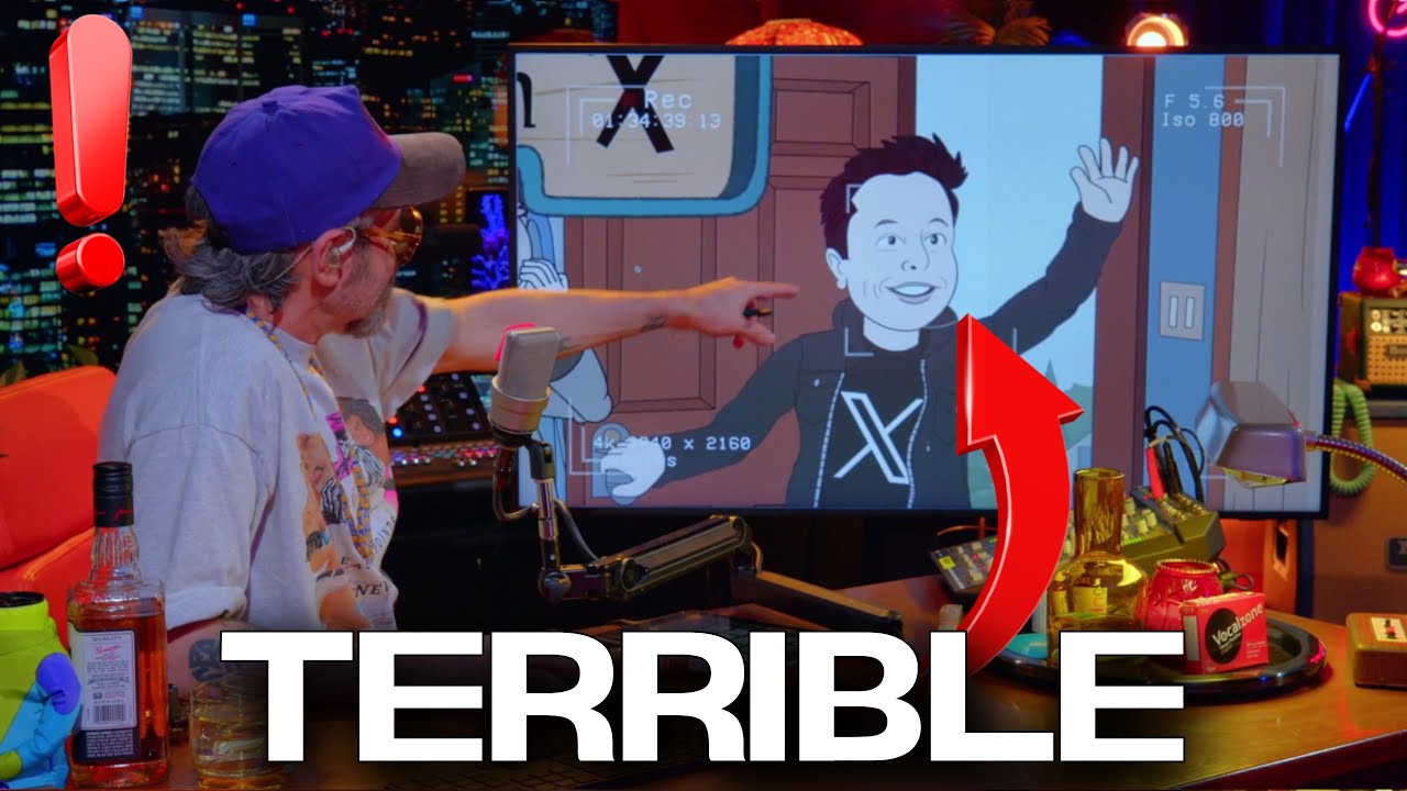 Redbar watches Dave Rubins UBER CRINGE ELON CARTOON! plus (Bonus WEEZER CLIP!)