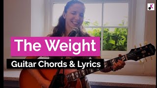 The Weight (The Band cover) with guitar chords chords
