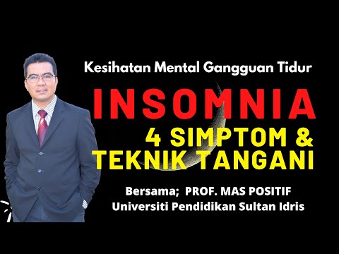Video: 4 Cara Merawat Insomnia