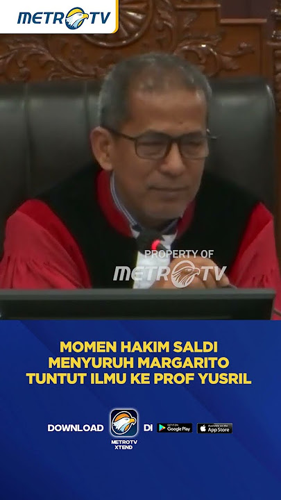 Momen Hakim Saldi Menyuruh Margarito Tuntut Ilmu Ke Prof Yusril #shorts