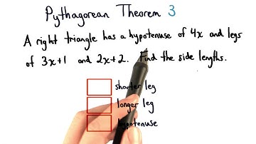 Pythagorean Theorem Practice 3 - Visualizing Algebra