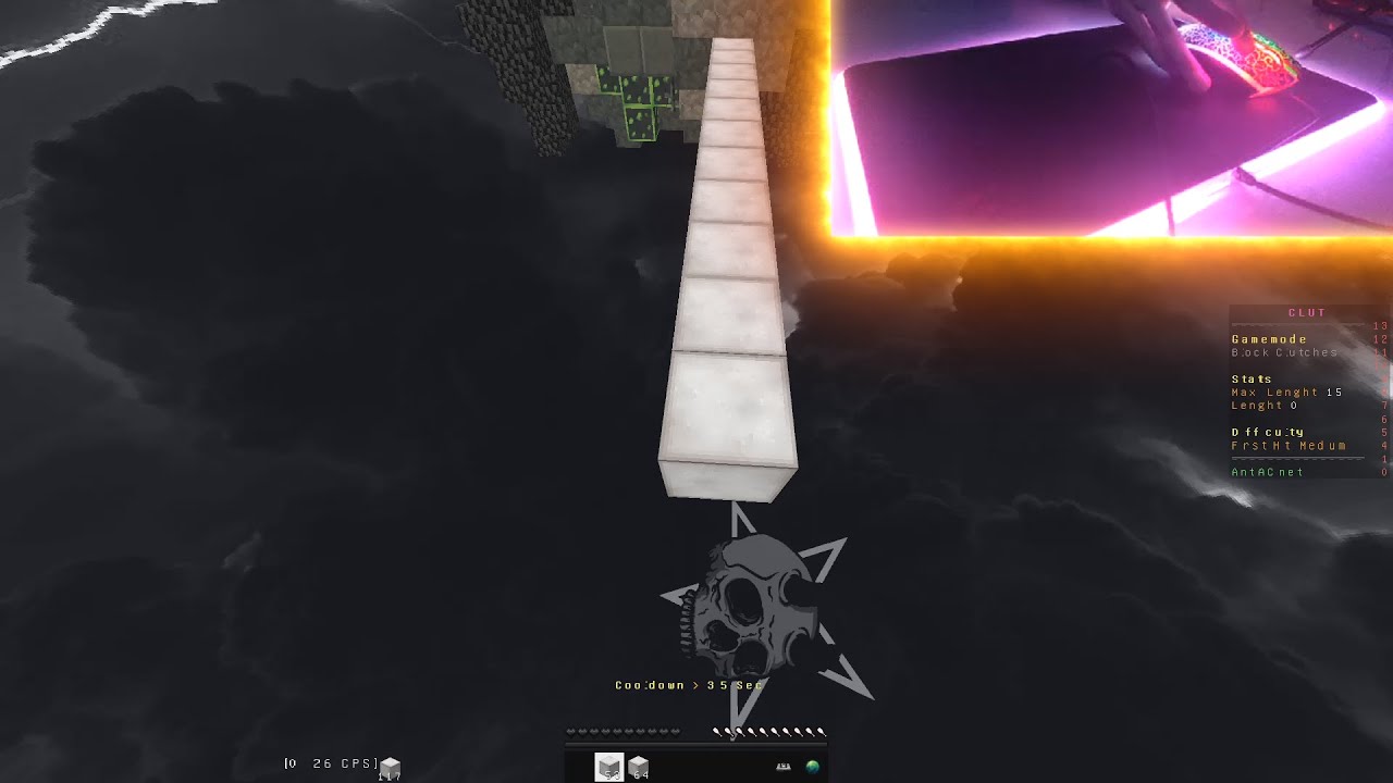 15 blocks Clutches Handcam + ClickSounds