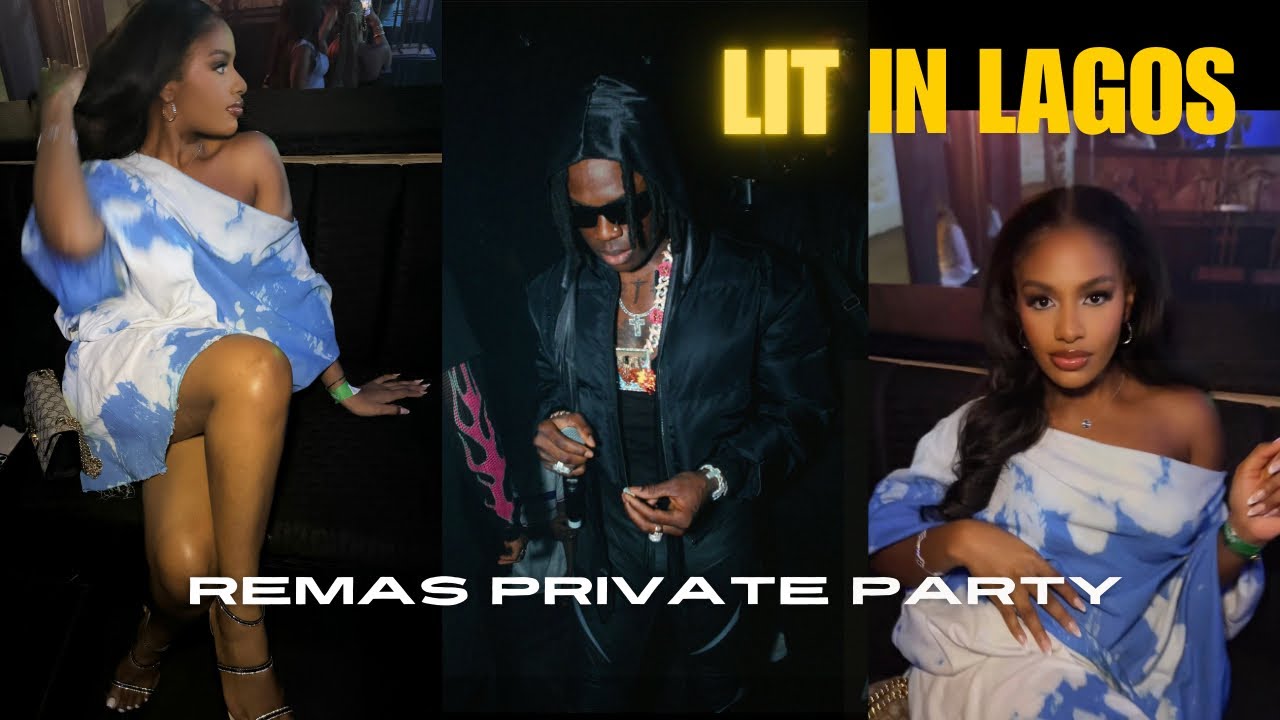 LIT IN LAGOS: Rema’s Private Party, I Became a Raver + A Late Night Pizza Run vlog